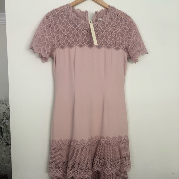 Jonathan Simkhai tiered guipure lace mini dress - Picture 4 of 6